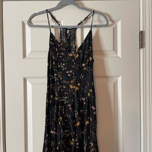 American Eagle Outfitters Black Floral Mini Dress